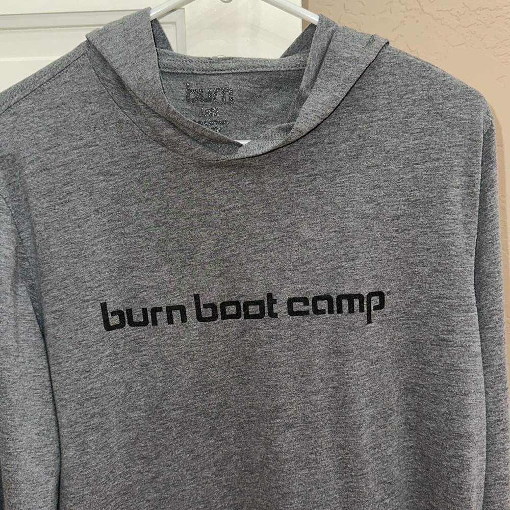 Burn Boot Camp Gray Hoodie